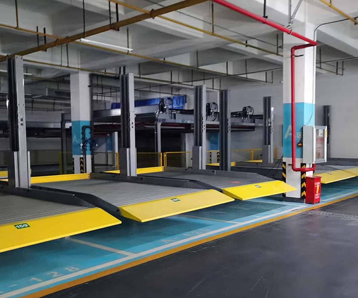 雙層簡(jiǎn)易類機(jī)械停車設(shè)備改造