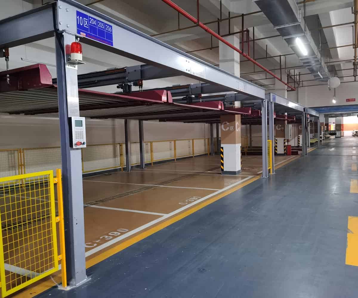 地下室兩柱簡(jiǎn)易式立體停車場(chǎng)設(shè)備